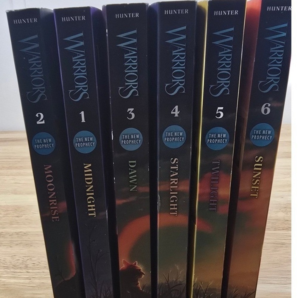 Erin Hunter Warriors Book Lot Kids Set Multicolor Excellent Y2K Fantasy Fiction